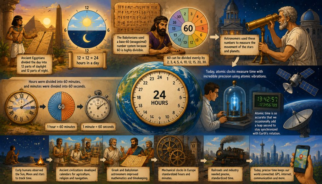 Why Does a Day Have 24 Hours, an Hour 60 Minutes, and a Minute 60 Seconds?