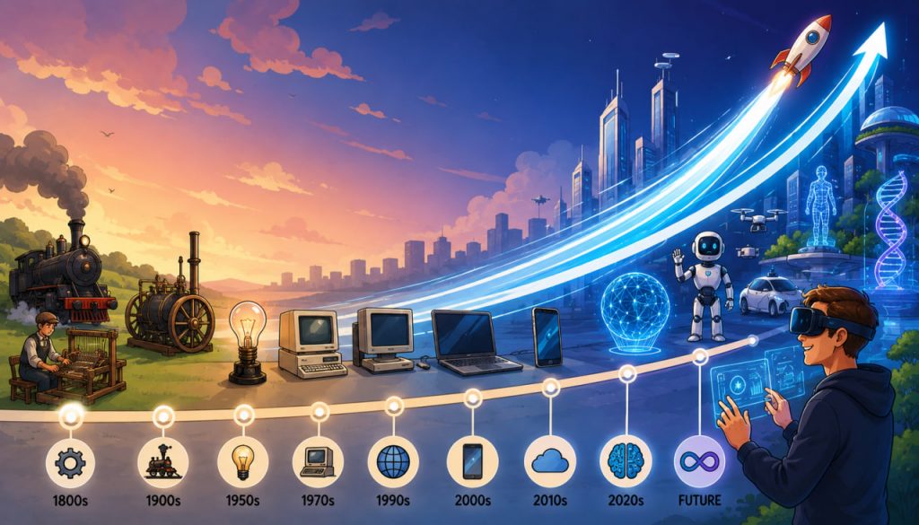 The Law of Accelerating Returns: Why Technological Progress Grows Like an Explosion