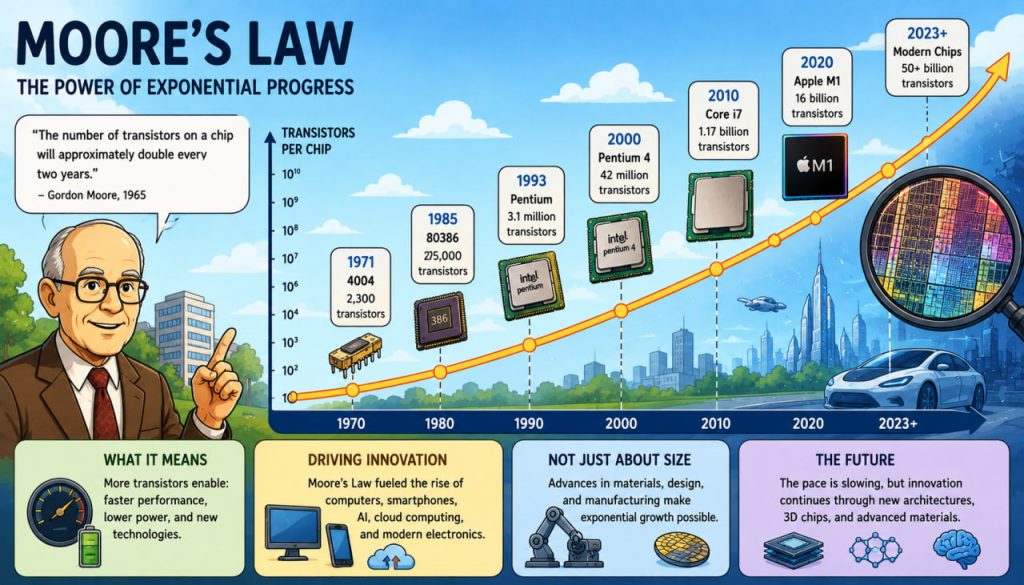 Moore’s Law: The Rule That Accelerated the Digital Revolution