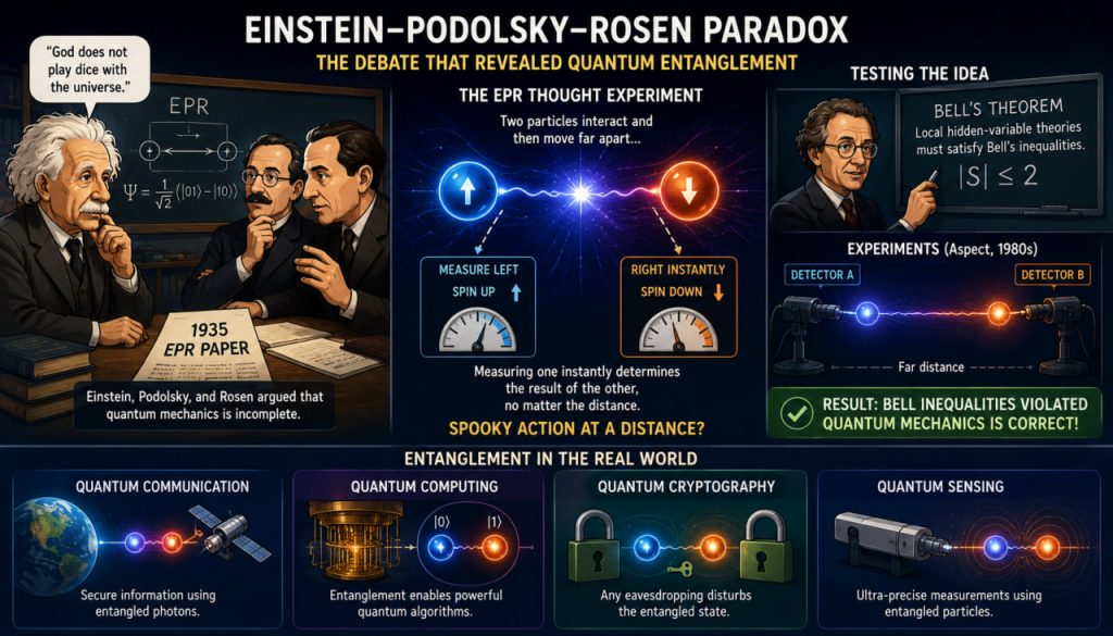 The Einstein–Podolsky–Rosen Paradox: The Debate That Led to the Discovery of Quantum Entanglement