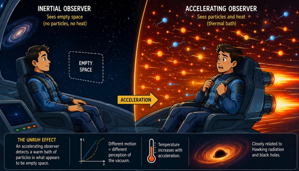 The Unruh Effect: Why an Accelerating Observer Sees Heat Where None Exists