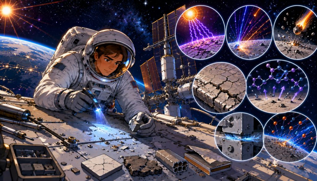 Oxygen-Free Aging: How Materials Degrade in the Vacuum of Space