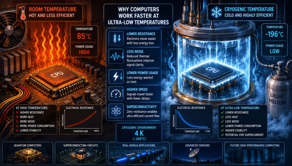 Cryoelectronics: Why Computers Work Faster at Ultra-Low Temperatures