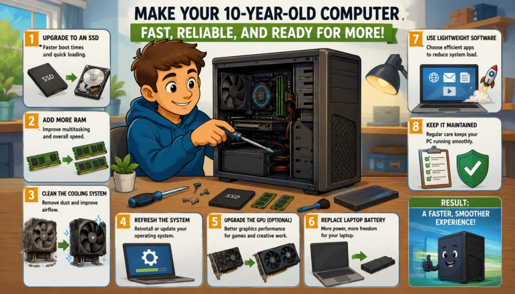 How to Upgrade a Computer You Bought Ten Years Ago