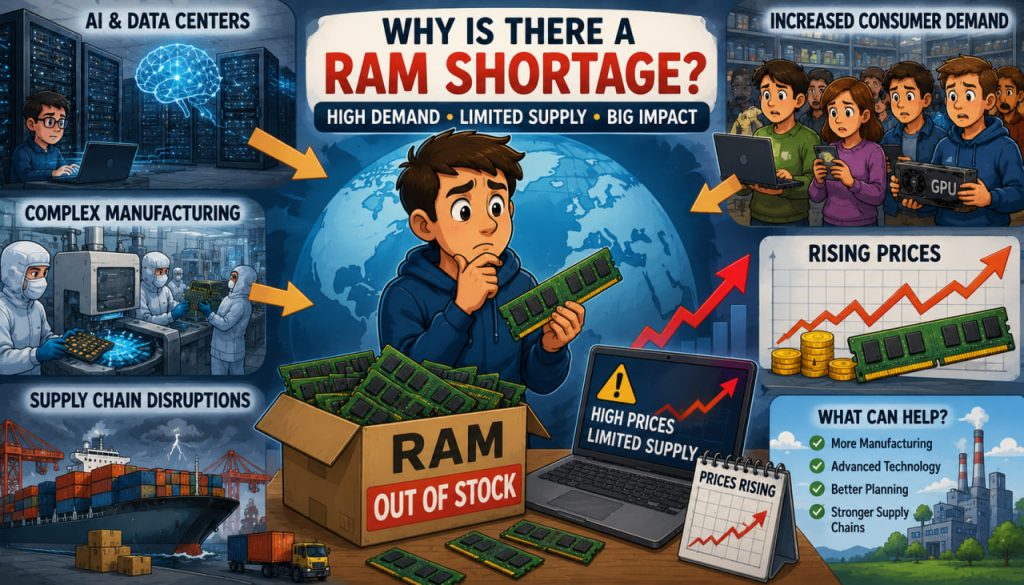 RAM Shortages on the Market: Why Memory Sometimes Becomes Hard to Find