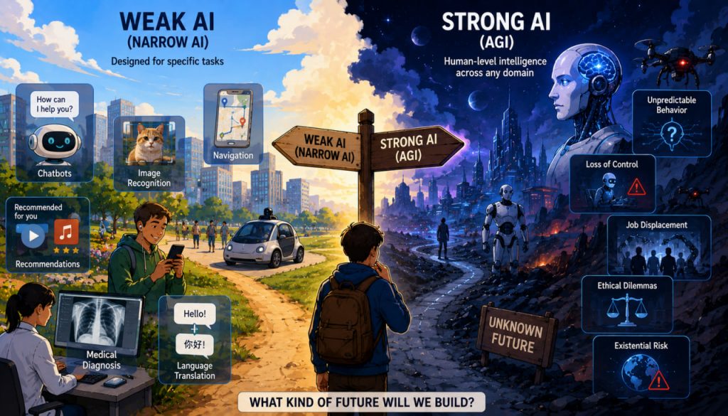 Weak AI vs Strong AI: Why Do We Fear a Technology That Doesn’t Exist Yet?
