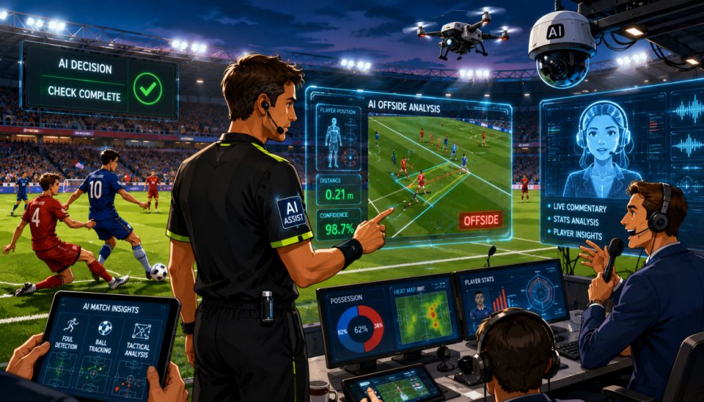 AI Referees: Can Artificial Intelligence Replace Sports Officials and Commentators?