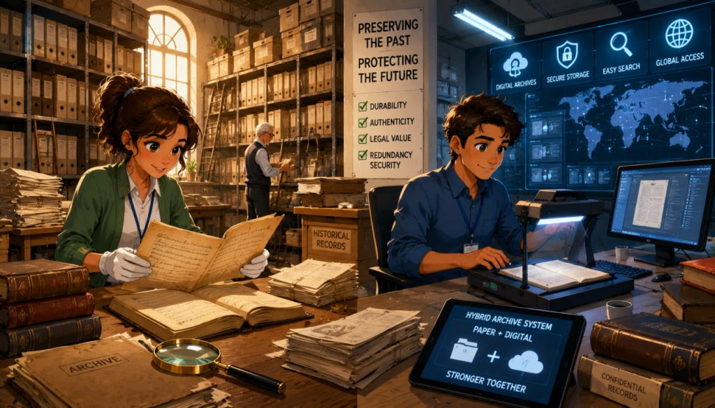 Why Do Many Important Institutions Still Keep Paper Archives?