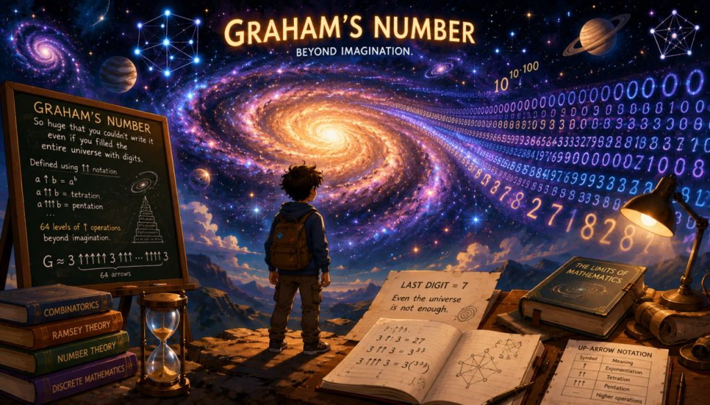 Graham’s Number: So Enormous That You Couldn’t Write It Even If You Filled the Entire Universe with Digits