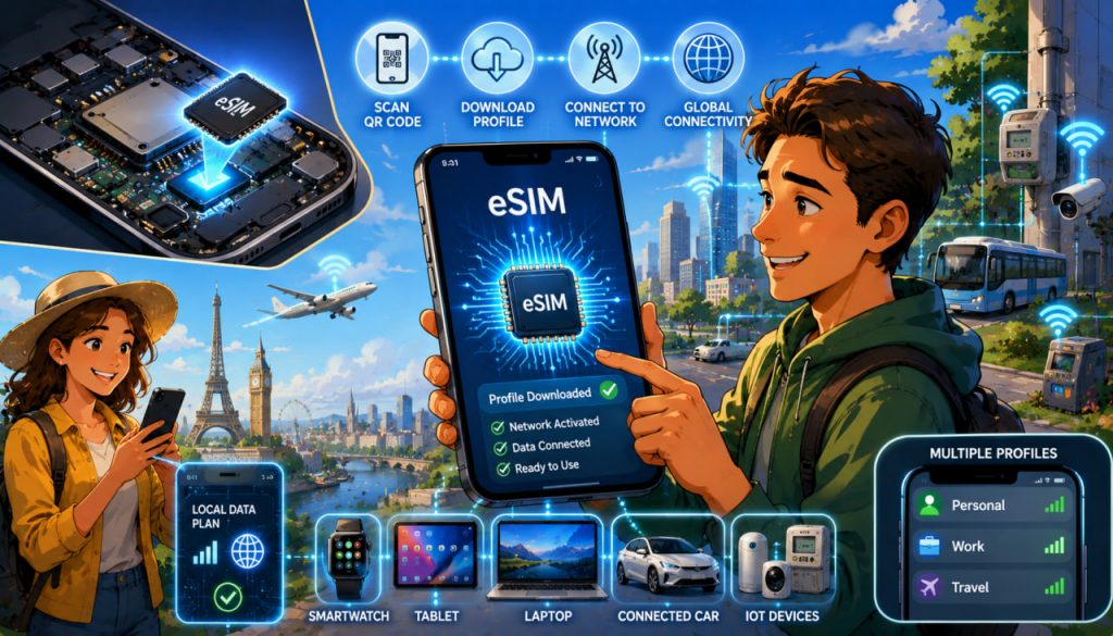 eSIM Technology: How a Digital SIM Card Is Changing Mobile Connectivity