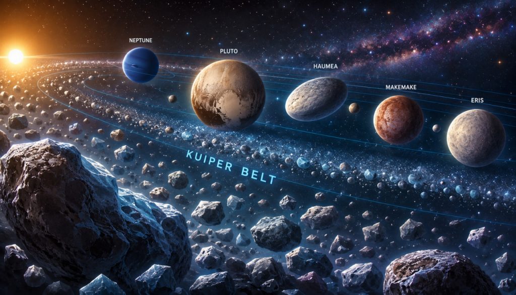 The Kuiper Belt: Exploring the Icy Frontier Beyond Neptune