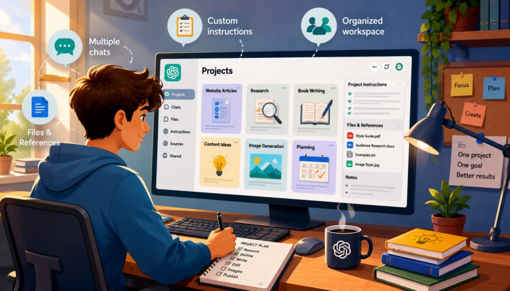 ChatGPT Projects: What They Are and How to Organize Them Effectively
