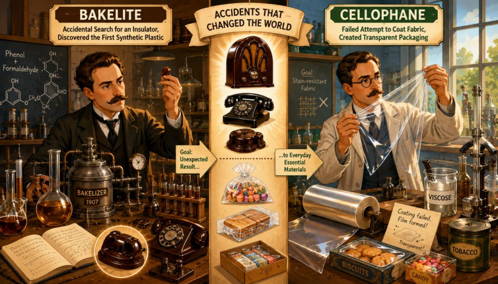 Plastic by Accident: How Bakelite and Cellophane Emerged From Experiments That Went Off Plan
