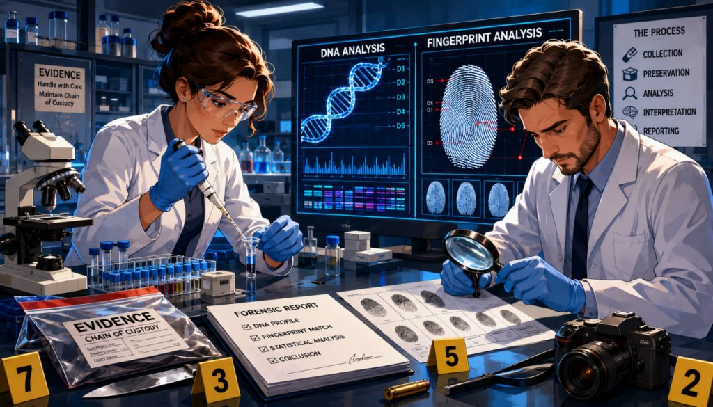 Forensic Science: DNA Profiling, Fingerprint Analysis, and Their Limits