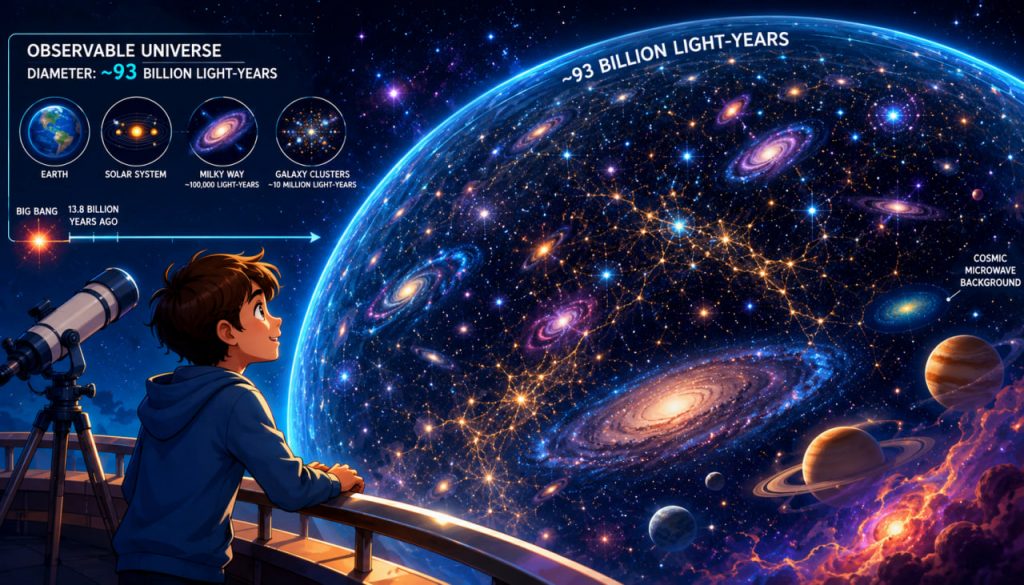 How Big Is Our Universe? The Mind-Bending Scale of Cosmic Space