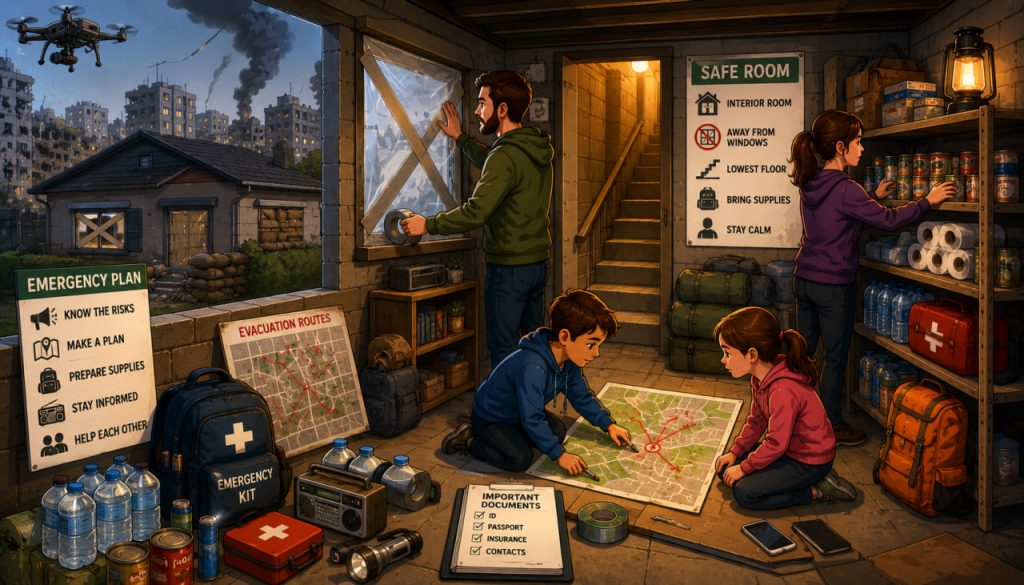 How to Protect Your Home During Active Military Conflict: A Civilian Safety Guide