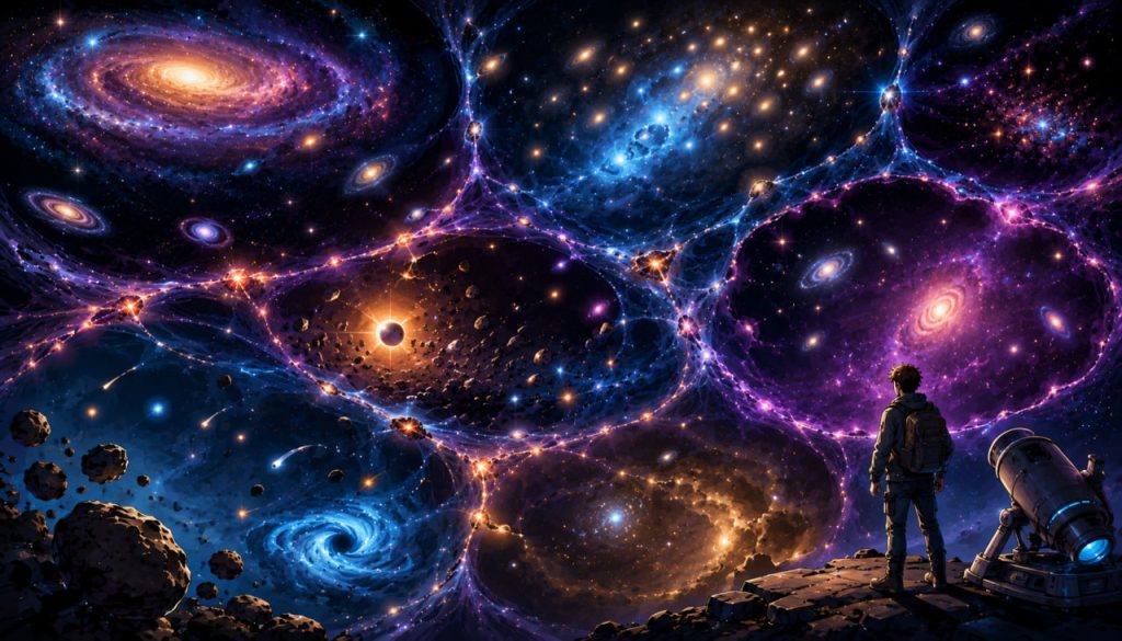 Intergalactic Space: What Exists Between Galaxies?