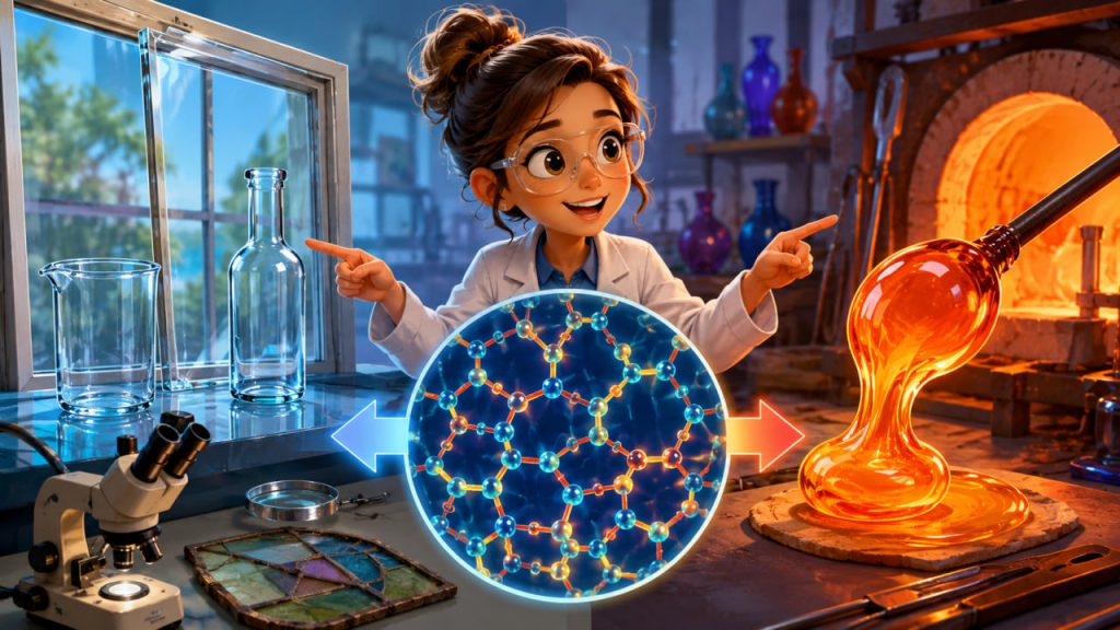 Is Glass a Solid or a Very Slow-Moving Liquid?