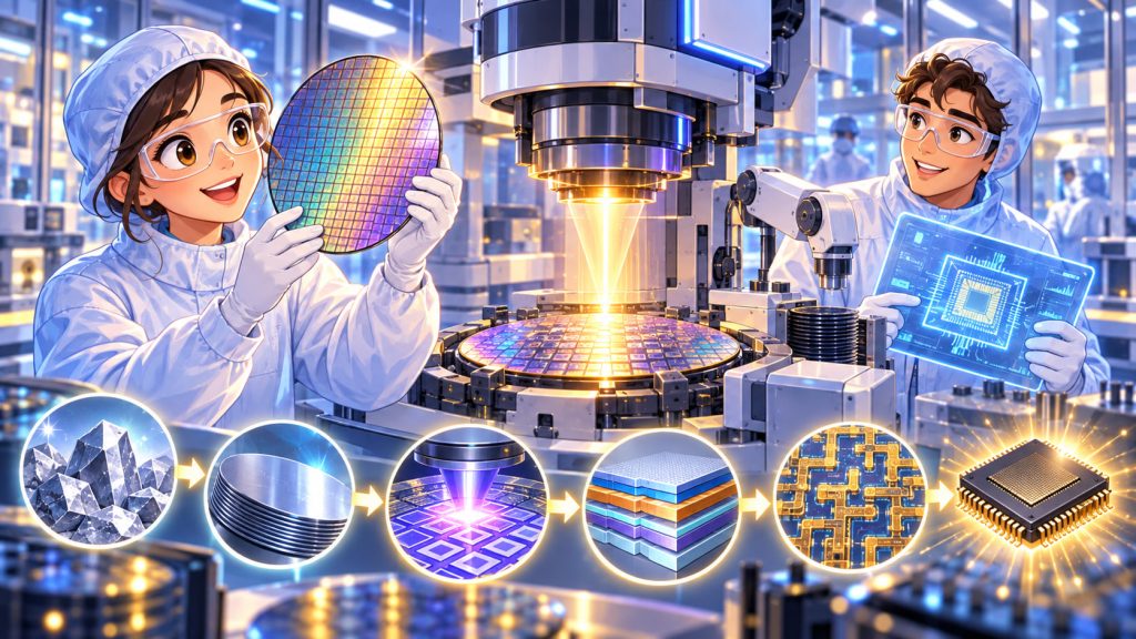 How Computer Chips Are Made: From Sand to Billions of Transistors