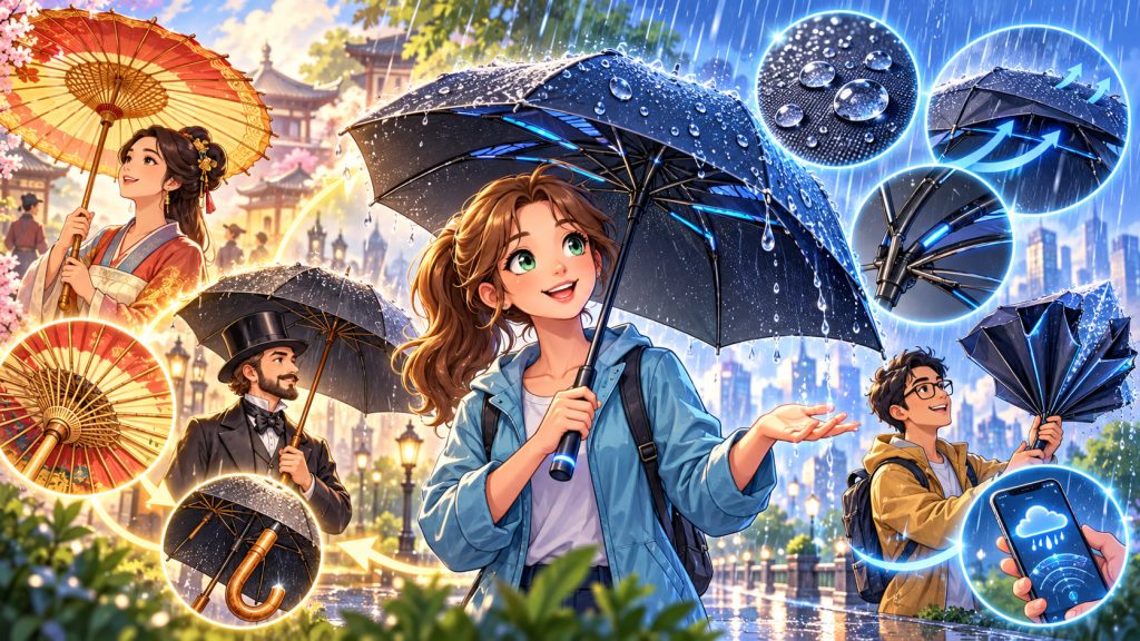 The History of Umbrellas: From Ancient Inventions to Modern Smart Technologies