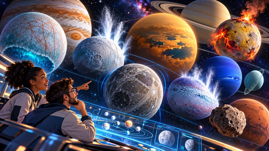 The Most Fascinating Moons in the Solar System: Hidden Oceans, Volcanoes, and Alien Worlds