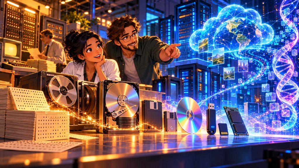 The Evolution of Data Storage: From Punch Cards to Cloud Computing and Beyond